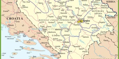 Карта на Босна патот
