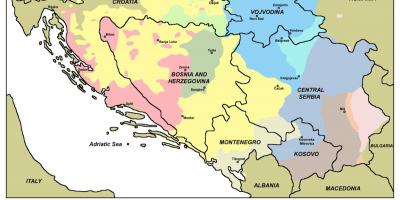 Карта на Босна hac 