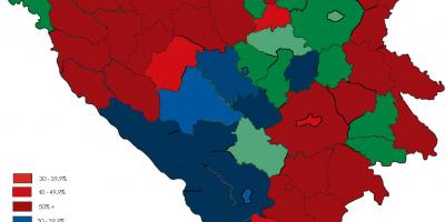 Босна религија мапа
